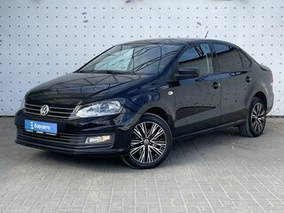 2018 Volkswagen Polo V Рестайлинг, чёрный, 1060000 рублей, вид 1