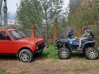 1995 Lada (ВАЗ) 2121 (4x4) I Рестайлинг, красный, 395000 рублей, вид 4