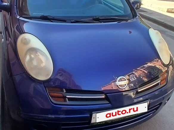 2004 Nissan Micra III (K12), синий