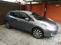 2014 Nissan Leaf (EM57) I (ZE0/AZE0), серый - вид 6