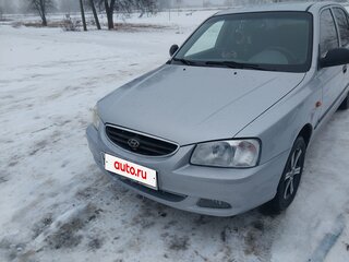 2006 Hyundai Accent ТагАЗ II, серебристый, 350000 рублей, вид 1
