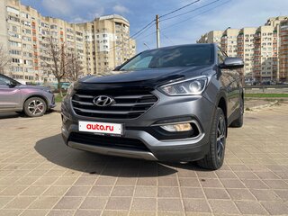 2017 Hyundai Santa Fe III Рестайлинг, серый, 2300000 рублей, вид 1