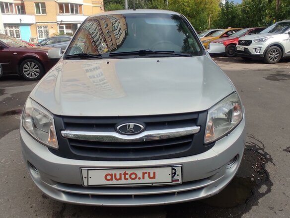 2013 Lada (ВАЗ) Granta I, серебристый - вид 1