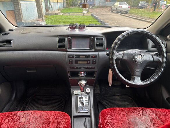 2001 Toyota Corolla Fielder IX (E120, E130), чёрный, 680000 рублей - вид 8