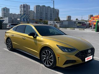 2020 Hyundai Sonata VIII (DN8), золотистый, 1499000 рублей, вид 3