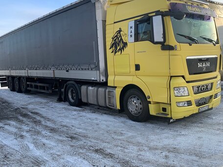 2008 MAN TGX, жёлтый, 4000000 рублей, вид 2