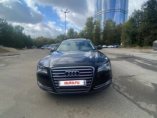 2012 Audi A8 Long III (D4), чёрный, 1630000 рублей, вид 1