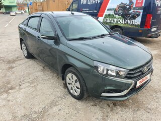 2016 Lada (ВАЗ) Vesta I, зелёный, 750000 рублей, вид 3