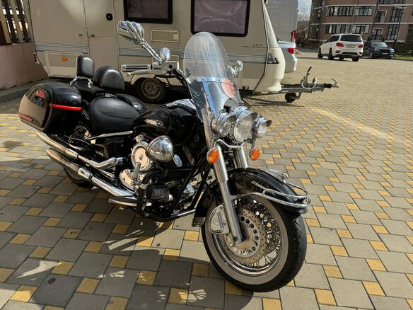 2007 Yamaha XVS1100, чёрный, 600000 рублей - вид 10
