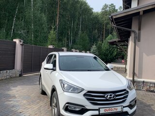 2017 Hyundai Santa Fe III Рестайлинг, белый, 2800000 рублей, вид 3