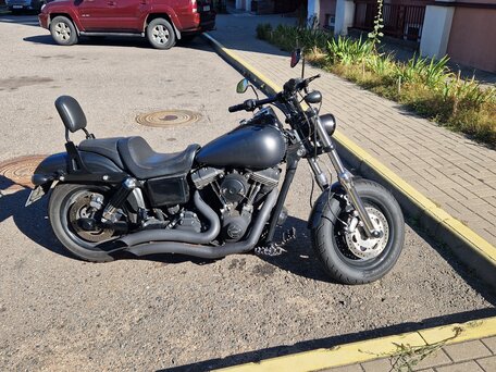 2015 Harley-Davidson Fat Bob, серый, 700000 рублей, вид 1