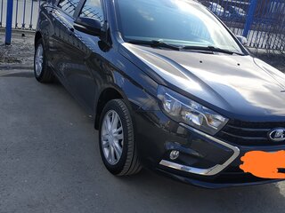 2018 Lada (ВАЗ) Vesta I, чёрный, 1100000 рублей, вид 1