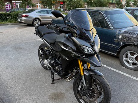 2015 Yamaha MT-09 Tracer (FJ-09), серый, 630000 рублей, вид 1