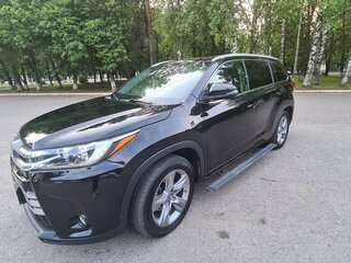 2020 Toyota Highlander III (XU50) Рестайлинг, чёрный, 4300000 рублей, вид 2