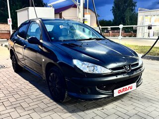 2007 Peugeot 206, чёрный, 170000 рублей, вид 1