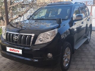 2010 Toyota Land Cruiser Prado 150 Series, чёрный, 3300000 рублей, вид 1