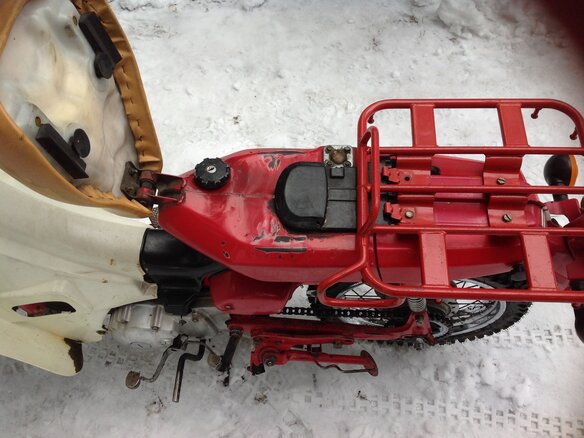 2001 Yamaha Mate, красный, 155000 рублей - вид 12