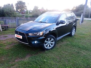 2010 Mitsubishi Outlander II Рестайлинг, чёрный, 990000 рублей, вид 1