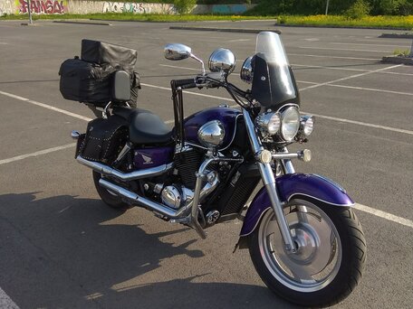 2004 Honda VT 1100, синий, 595000 рублей, вид 1