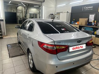 2012 Kia Rio III, серебристый, 530000 рублей, вид 3
