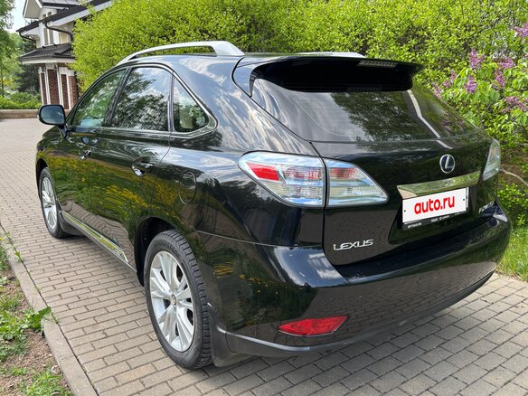 2011 Lexus RX 450h III, чёрный - вид 4