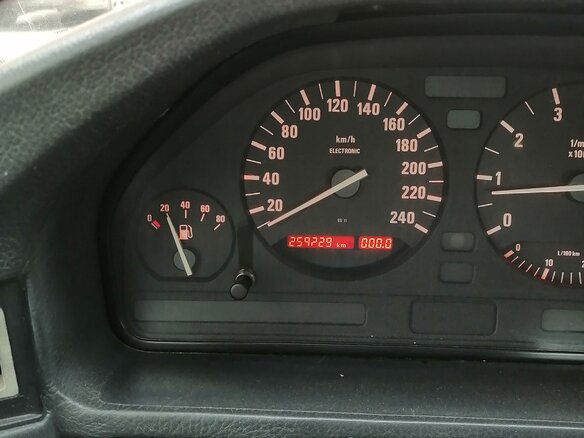 1993 BMW 5 серии 520i III (E34), синий - вид 9