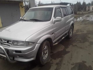 1997 SsangYong Musso I, серебристый, 630000 рублей, вид 2
