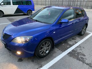2007 Mazda 3 I (BK) Рестайлинг, синий, 425000 рублей, вид 1