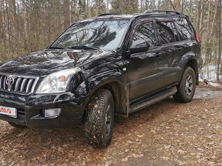 2007 Toyota Land Cruiser Prado 5-speed 120 Series Рестайлинг, чёрный, 2350000 рублей, вид 2