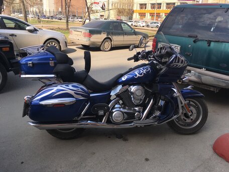 2010 Kawasaki VN1700 Vulcan, синий, 890000 рублей, вид 2