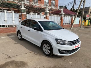 2018 Volkswagen Polo V Рестайлинг, белый, 1065000 рублей, вид 3