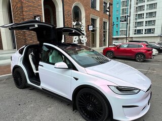 2022 Tesla Model X Long Range I Рестайлинг, белый, 8200000 рублей, вид 2