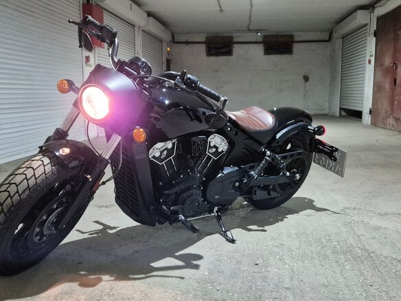 2021 Indian Scout, чёрный, 1150000 рублей - вид 3