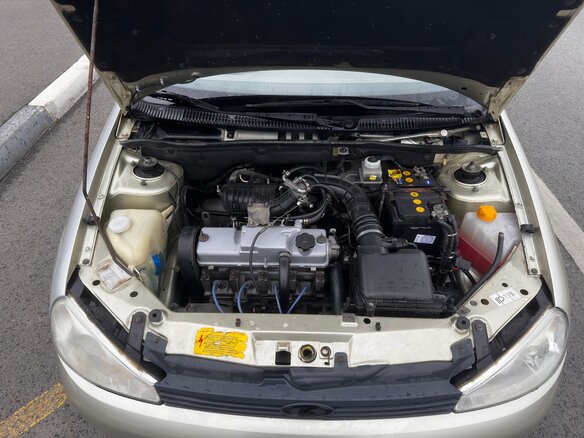 2007 Lada (ВАЗ) Kalina I, бежевый, 375000 рублей - вид 18