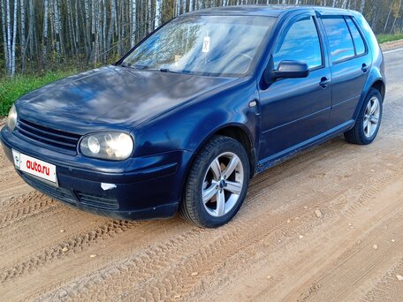 1998 Volkswagen Golf IV, синий, 230000 рублей, вид 1