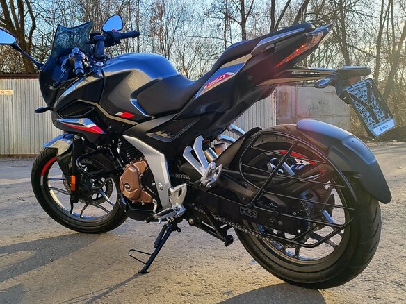 2022 Bajaj Pulsar N250, чёрный - вид 12