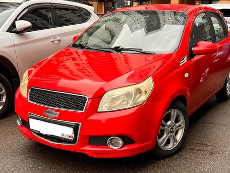 2008 Chevrolet Aveo I Рестайлинг, красный, 695000 рублей, вид 1