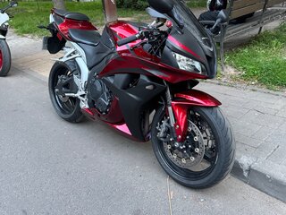 2007 Honda CBR 600RR, красный, 530000 рублей, вид 2