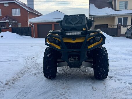 2012 BRP Can-Am Outlander 500, жёлтый, 690000 рублей, вид 4