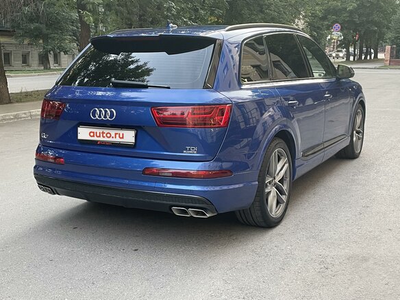 2016 Audi Q7 II (4M), синий - вид 10
