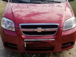2011 Chevrolet Aveo I Рестайлинг, красный, 410000 рублей, вид 1