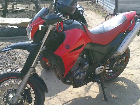 2005 Yamaha XT660X, красный, 475000 рублей, вид 3
