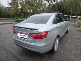2016 Lada (ВАЗ) Vesta I, серебристый, 770000 рублей, вид 4