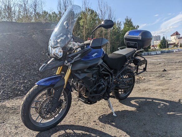 2012 Triumph Tiger 800, синий, 695000 рублей - вид 6