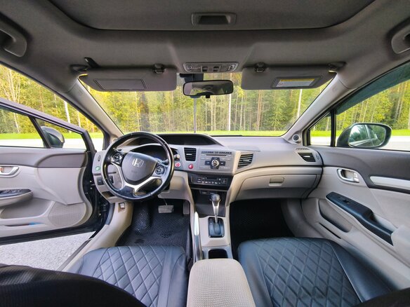 2012 Honda Civic IX, чёрный, 1150000 рублей - вид 5