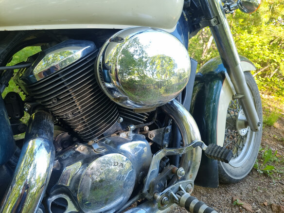 1997 Honda Shadow 400, бежевый, 230000 рублей - вид 5