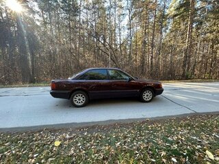 1992 Audi 100 IV (C4), красный, 290000 рублей, вид 4