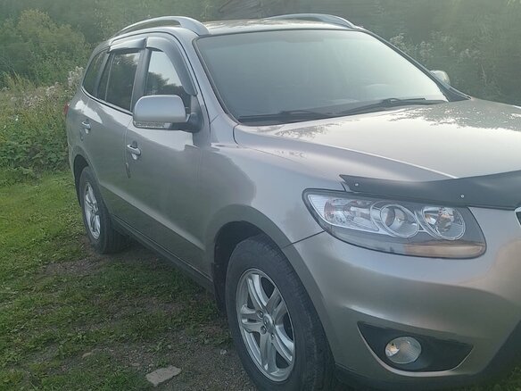 2010 Hyundai Santa Fe II Рестайлинг, серый, 1750000 рублей - вид 4