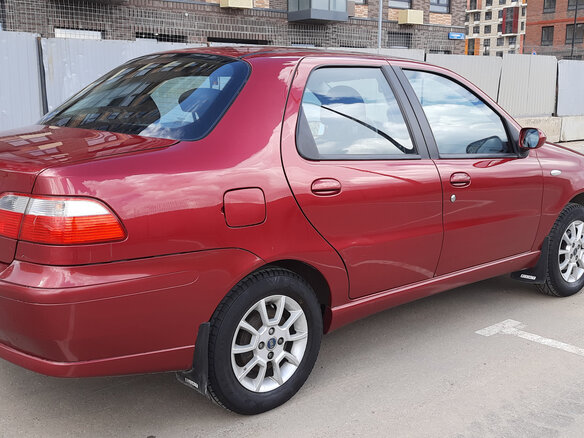 2008 Fiat Albea I Рестайлинг, красный, 570000 рублей - вид 15
