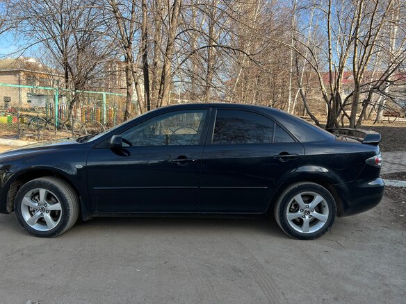 2006 Mazda 6 I (GG) Рестайлинг, чёрный, 800000 рублей - вид 2